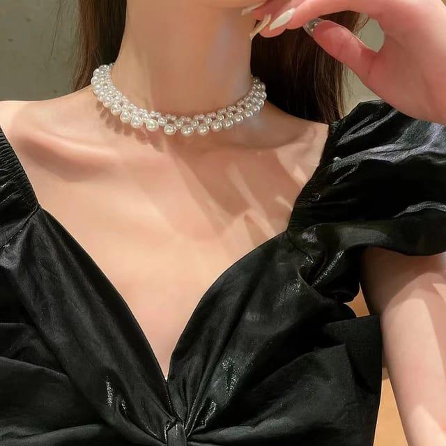 Beaded Design Necklace